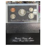 1997 United States Mint Silver Proof Set