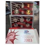2003 United States Mint Silver Proof Set