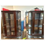 Bombay Company Wood Curio Cabinets