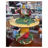 Lenox Bird Bath with Nature-Themed Design