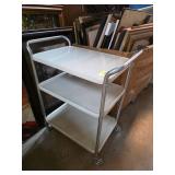 Three-Shelf Rolling Utility Cart