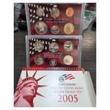 2005 United States Mint Silver Proof Set
