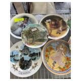 Collector Plates Including Heinrich Porzellan