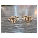 Tory Burch Gold-Tone Hoop Earrings