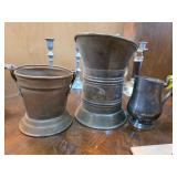 Metal Pitchers and Buckets