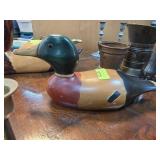 Hand-Painted Duck Decoy by Ron Fisher