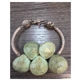 Beaded Bracelet With Sterling Silver Clasp