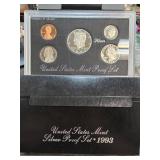 1993 United States Mint Silver Proof Set