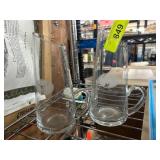 Handblown Glass Mugs