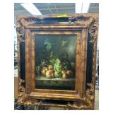Framed Oil Painting With Still Life Motif