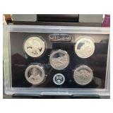 2012 Silver Coin Set in Display Case