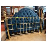 Brass Bed Headboard and Foot Rail Set