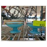 Blue Glass Avon Compote Dishes