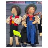 Traditional Folk Dolls with Attire