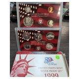 1999 United States Mint Silver Proof Set