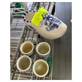 Hand-Painted Delft Holland Ceramic Set