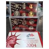 2004 United States Mint Silver Proof Set
