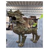 Heavy Solid Brass Mythical Creature Statue
