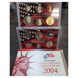 2004 United States Mint Silver Proof Set
