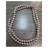 Two-Strand Beaded Necklace, 64g