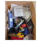 Model Train Lot With Tracks and Accessories