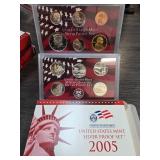 2005 United States Mint Silver Proof Set