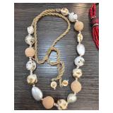 Beaded Necklace With Rope Detail