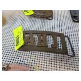 Metal Military-Style Belt Buckles with Initials