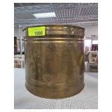 Metallic Round Storage Canister