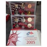 2005 United States Mint Silver Proof Set
