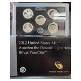 2012 United States Mint Silver Proof Set