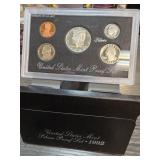1992 US Mint Silver Proof Set in Box