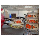 Floral Enamelware Cookware by Singo Ware