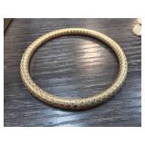 Signed Grosse Gold-Tone Bangle Bracelet