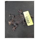 Iron Gecko-Shaped Decorative Accent