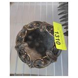 Metal Bowl With Decorative Relief Details