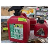 Red Gasoline Containers