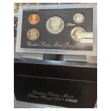 1992 United States Mint Silver Proof Set