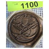Medallic Art Co. NY Bronze Commemorative Medal