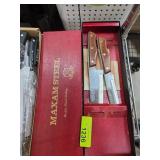 Maxam Steel Knife Set in Original Box