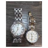 Two Metal-Linked Quartz Wristwatches
