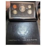 1993 United States Mint Premier Silver Proof Set