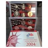 2004 United States Mint Silver Proof Set