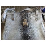 Charlie Lapson Crocodile-Embossed Handbag