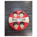 Official Beatles Fan Pinback Button