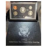 1992 United States Mint Premier Silver Proof Set