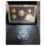 1992 United States Mint Premier Silver Proof Set
