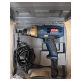 Ryobi D46C 3/8-Inch Drill With Case and Extras