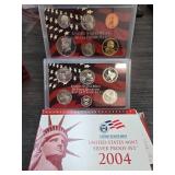 2004 United States Mint Silver Proof Set