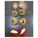 Gold-Tone Clip-On Earrings